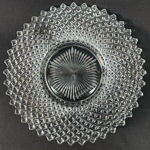 Westmoreland English Hobnail 10 5/8" Clear Dinner Plate, Vintage